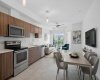 This image has been virtually staged to illustrate potential furniture arrangements and room functionality