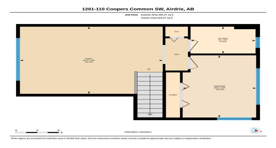 110 Coopers Common, Airdrie, Alberta T4B 3Y3, 2 Bedroom Bedrooms, 0 ,3 BathroomBathrooms,Residential,For Sale,Coopers,0,A2322478