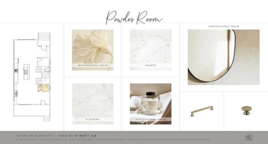 *Images are for inspiration purposes only, actual layouts and finishes will vary.