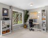 With garden-level views and all this natural light, "working from home" down here doesn't feel like a compromise.