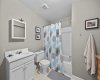 A full bathroom on the walkout level means movie nights, workouts, and backyard days never require a trip upstairs.