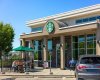 Your morning coffee, walkable — Starbucks anchors the Aspen Landing corner along with banks, a bakery, and everyday essentials.