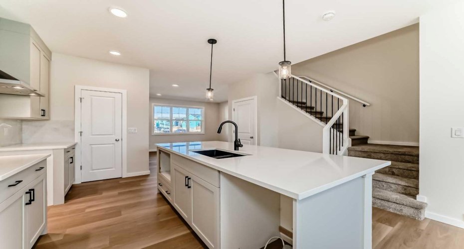 PLEASE NOTE: Photos are of a DIFFERENT Spec Home of the same model – fit and finish may differ. Interior selections and floorplans shown in photos. Kitchen appliances are included, and will be installed prior to possession.