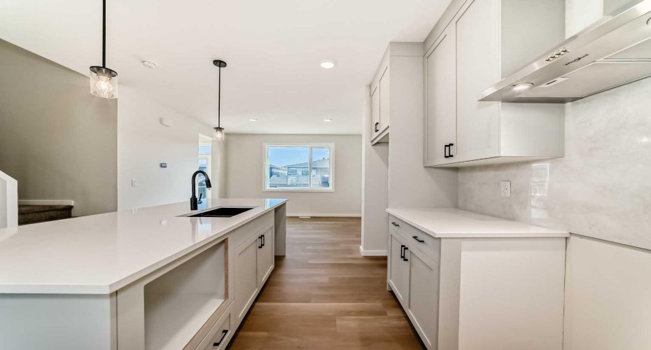 PLEASE NOTE: Photos are of a DIFFERENT Spec Home of the same model – fit and finish may differ. Interior selections and floorplans shown in photos. Kitchen appliances are included, and will be installed prior to possession.