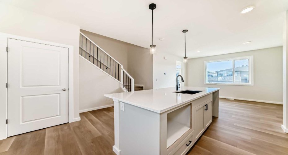 PLEASE NOTE: Photos are of a DIFFERENT Spec Home of the same model – fit and finish may differ. Interior selections and floorplans shown in photos. Kitchen appliances are included, and will be installed prior to possession.