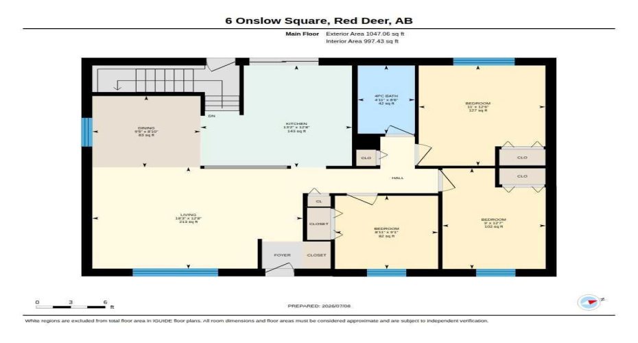 6 Onlsow Square, Red Deer, Alberta T4N 5C6, 4 Bedroom Bedrooms, 0 ,2 BathroomBathrooms,Residential,For Sale,Onlsow,0,A2326471
