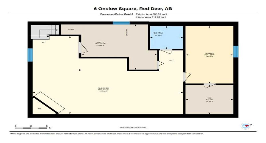 6 Onlsow Square, Red Deer, Alberta T4N 5C6, 4 Bedroom Bedrooms, 0 ,2 BathroomBathrooms,Residential,For Sale,Onlsow,0,A2326471