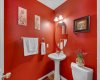 2pc powder room on main floor for guests.