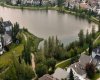 Aerial view of Trennen Park & Pond.