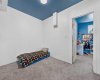 Could be a home office, or play area for the kids!
