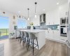 Chef inspired Kitchen offers ample counter space...