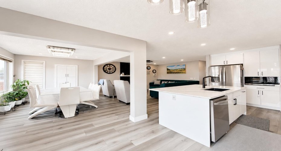 Main Floor Dining Room and Kitchen