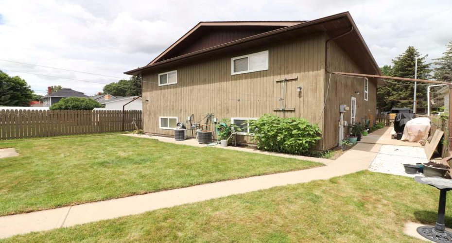 Back View of Duplex