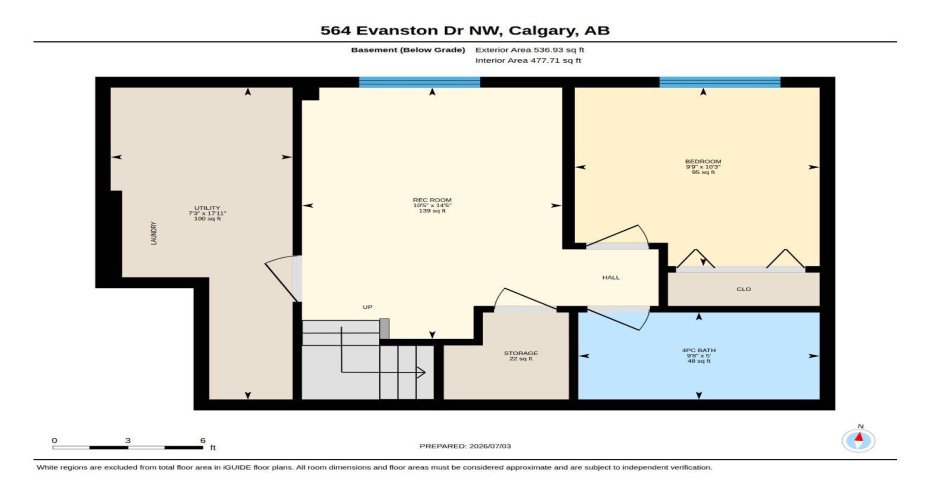 564 Evanston Drive, Calgary, Alberta T3P 0H4, 4 Bedroom Bedrooms, 0 ,3 BathroomBathrooms,Residential,For Sale,Evanston,0,A2327832