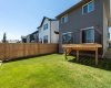 Rear elevation view virtually adedd landscaping
