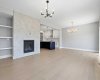Living room / dining area view