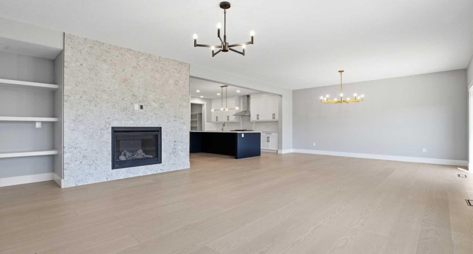 Living room / dining area view