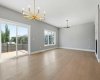 Living room / dining area view