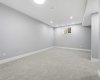 Recreational/family room basement