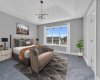 Primary bedroom / virtula staged photo for indication pupose only