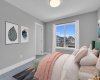 Bedroom / virtual  staged photo for indication pupose only