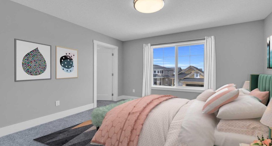 Bedroom / virtual  staged photo for indication pupose only