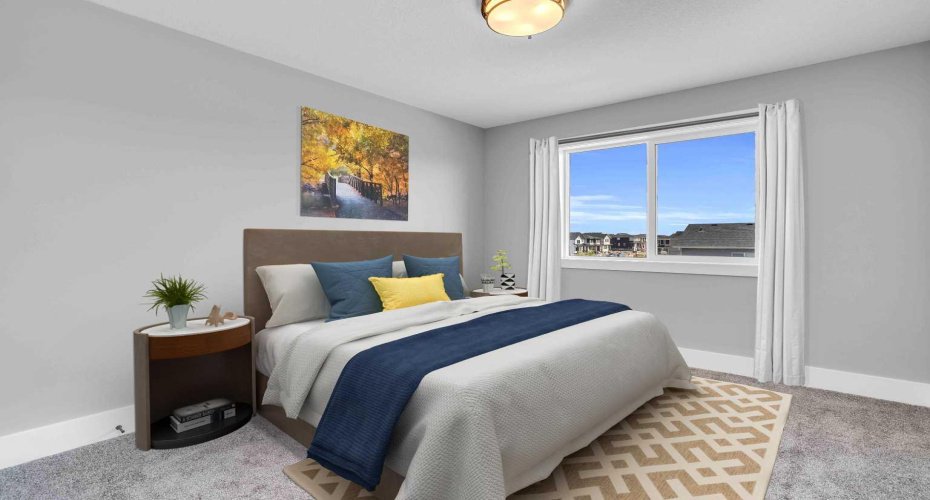 Bedroom / virtual  staged photo for indication pupose only
