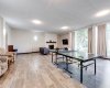 Games room with ping pong