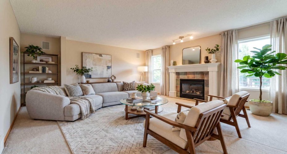 Living room - Virtually Staged