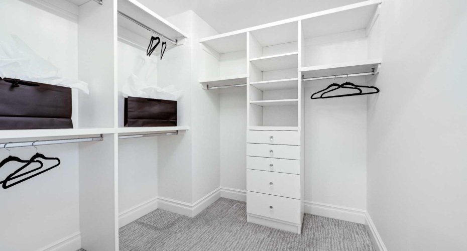 Custom closets in every room