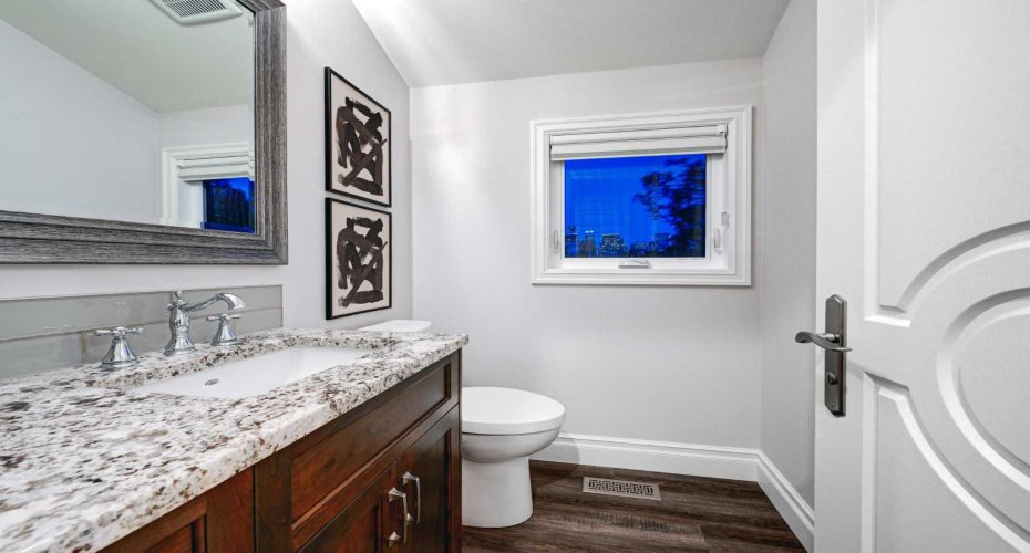 2 pc bath on loft level.