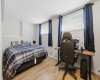 Spacious lower split bedroom with tons of natural light