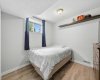 Spacious lower split bedroom
