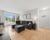 Hardwood floors, open living room with great natural light