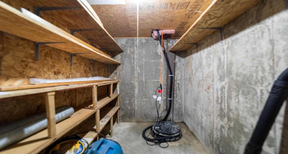 Storage/Sump Pump Room