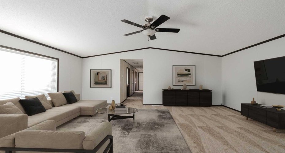 (Adding virtual unattached goods (chattels) of realistic size to property photos in order to give perspective on room dimensions.)