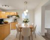 virtually staged dinning room