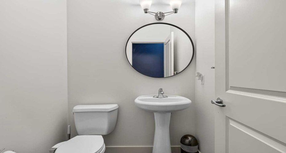 Half Bath on Main Floor