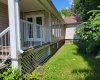 Side yard & rear deck