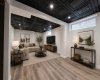 (Adding virtual unattached goods (chattels) of realistic size to property photos in order to give perspective on room dimensions.)
