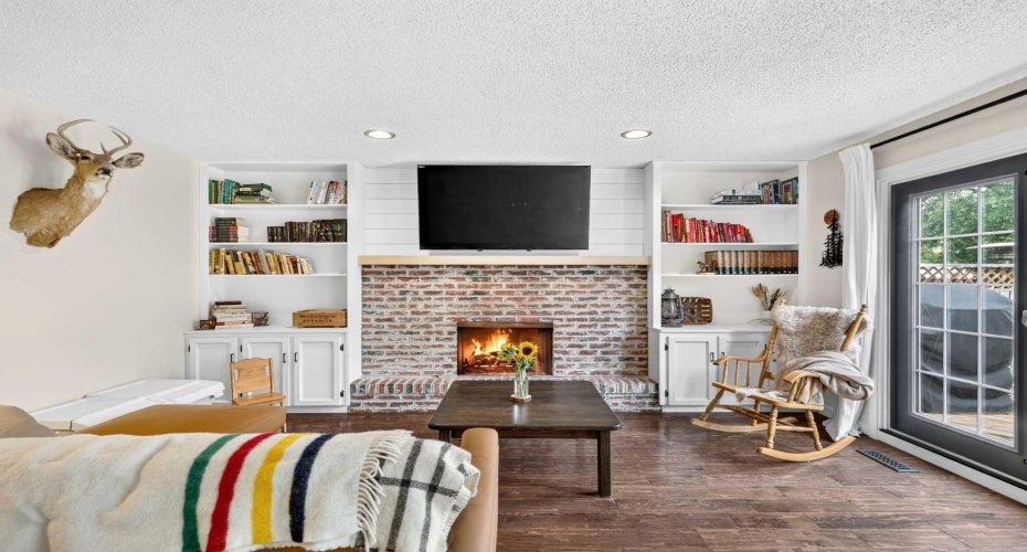 Wood Burning Fireplace