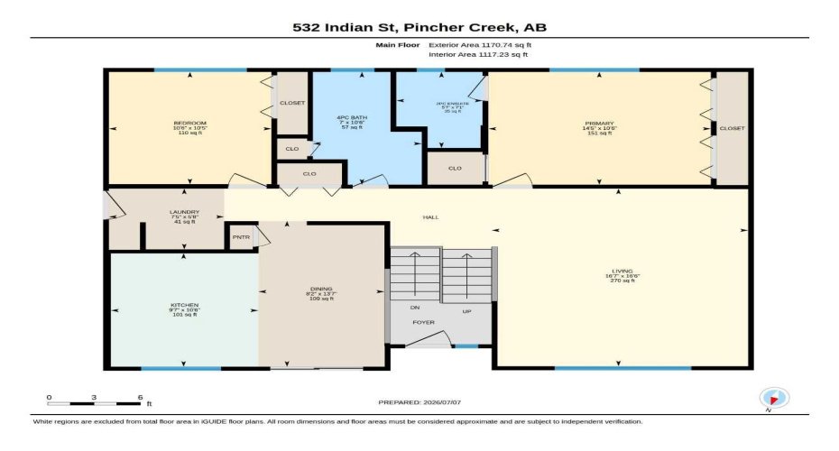 532 Indian Street, Pincher Creek, Alberta T0K 1W0, 2 Bedroom Bedrooms, 0 ,3 BathroomBathrooms,Residential,For Sale,Indian,0,A2326998