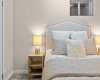 A closer look at the lower-level bedroom.