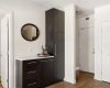 Built-ins in dining area
