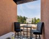 Private & covered West-facing balcony