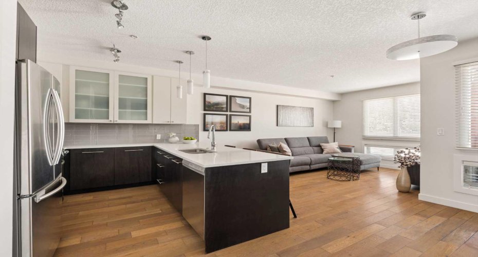 Open-concept Layout w/ West-facing windows