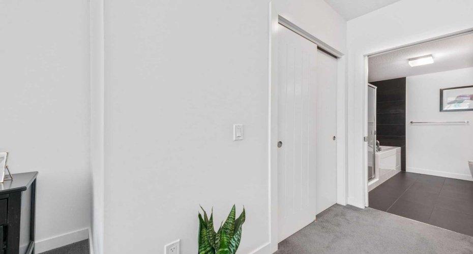 Primary with dual walk through closets, including a walk in leading to the spa like ensuite bath.