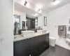 Double sinks in the 2nd bathroom as well.