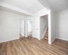 Vinyl plank flooring throughout