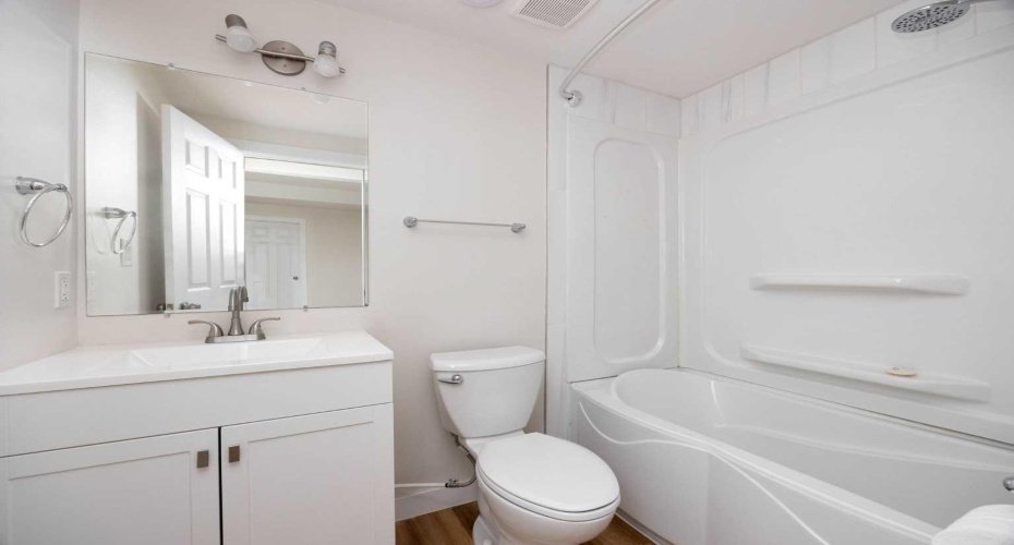 Brend new bath in basement